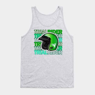 TRIAL RIDER racing motor cycling sport trials bike Tank Top